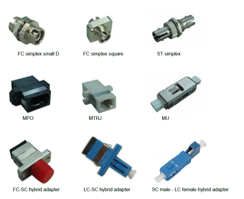 Sc Male to FC Female Hybrid Fiber Optic Adapter