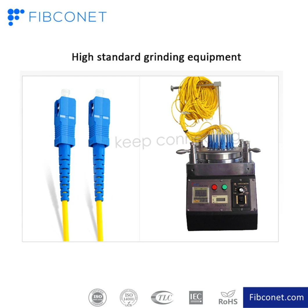 Fiber Optic Patch Cord Cat5e/CAT6 UTP Ethernet Simplex/Duplex RJ45 Rj11 Cpri Drop Sc/LC/FC/St/MPO/Mu/MTRJ/E2000 Patch Cable