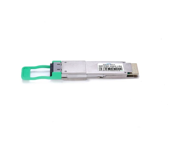 Qsfp Dd 400g Lr4 SMF Ricetrasmettitore in vetro 10 km con Fec Ddm Duplex LC