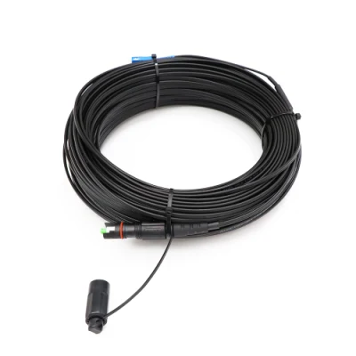 Assemblaggi cavi in ​​​​fibra ottica per fibra ottica goccia esterna SC LC MPO FTTH connettore impermeabile Stap in fibra ottica